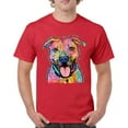 thumbnail image 1 of Tee Hunt Dean Russo Pets Art Pit Bull T-Shirt Everyone Has Best Dogs Men's Tee, Red, 4X-Large, 1 of 5