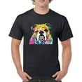 thumbnail image 1 of Tee Hunt Dean Russo Serious Bulldog T-Shirt Dog Best Friend Pet Paw Men's Tee, Black, Medium, 1 of 5