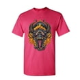 thumbnail image 1 of Tee Hunt Demon Face T-Shirt Halloween Horror Devil Hell Nightmare Evil Mens Shirt, Hot Pink, XX-Large, 1 of 5