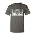 thumbnail image 1 of Tee Hunt Distressed Ford Trucks T-Shirt F150 American Pick Up Cotton Tee, Charcoal, XX-Large, 1 of 5