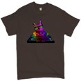 thumbnail image 1 of Tee Hunt Dj Kitty T-shirt Rainbow Cat Funny Animal Lovers Music Men's Tee, Brown, XX-Large, 1 of 5