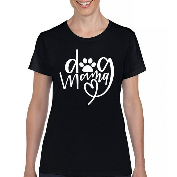 Tee Hunt Dog Mama Funny Mother's Day T-Shirt Puppy Breed Adopt a Pet Women's T-Shirt Tee