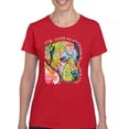 thumbnail image 1 of Tee Hunt Dogs Speak to Those Who Listen T-Shirt Dean Russo Neon Pet Women's T-Shirt Tee, Red, Large, 1 of 5