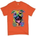 thumbnail image 1 of Tee Hunt Don't Judge My Pit Bull T-Shirt Andy Maxx Dog Men's Tee, Orange, 3X-Large, 1 of 5