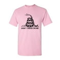 thumbnail image 1 of Tee Hunt Don't Tread On Me T-Shirt Gadsden Flag Political Patriot, Light Pink, X-Large, 1 of 5
