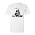 thumbnail image 1 of Tee Hunt Don't Tread On Me T-Shirt Gadsden Flag Political Patriot, White, Medium, 1 of 5