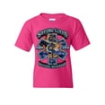 thumbnail image 1 of Tee Hunt EMS Saving Lives Anytime Anywhere Youth T-Shirt Medic Emergency Rescue Kids Tee, Pink, Medium, 1 of 5