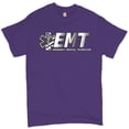 thumbnail image 1 of Tee Hunt EMT Emergency Medical Technician T-Shirt EMS Paramedic Star of Life Men's Tee, Purple, X-Large, 1 of 5
