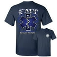 thumbnail image 1 of Tee Hunt EMT Saving One Life at a Time T-Shirt Paramedic First Responders Mens Shirt, Navy Blue, Medium, 1 of 5