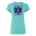 thumbnail image 1 of Tee Hunt EMT Saving One Life at a Time Women's T-Shirt Paramedic First Responders Shirt, Light Blue, XX-Large, 1 of 5