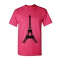 thumbnail image 1 of Tee Hunt Eiffel Tower T-Shirt Paris France Sightseeing Travel Europe Mens Shirt, Hot Pink, 4X-Large, 1 of 5