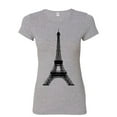thumbnail image 1 of Tee Hunt Eiffel Tower Women's T-Shirt Paris France Sightseeing Travel Europe Shirt, 1 of 5