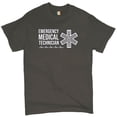 thumbnail image 1 of Tee Hunt Emergency Medical Technician T-shirt EMT EMS First Responder Men's Tee, Charcoal, X-Large, 1 of 4