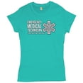 thumbnail image 1 of Tee Hunt Emergency Medical Technician Women's T-Shirt Novelty T-Shirt EMT EMS First Responder Tee, Light Blue, 3X-Large, 1 of 4