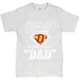 thumbnail image 1 of Tee Hunt Every Super Hero Has a Nickname T-Shirt Best Dad Ever Father's Day Men's Tee, Ash Gray, 3X-Large, 1 of 5