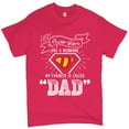 thumbnail image 1 of Tee Hunt Every Super Hero Has a Nickname T-Shirt Best Dad Ever Father's Day Men's Tee, Hot Pink, Large, 1 of 5