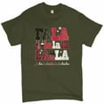 thumbnail image 1 of Tee Hunt FA La La Merry Christmas T-Shirt Deck The Halls Christmas Party Men's Tee, Military Green, 5X-Large, 1 of 5