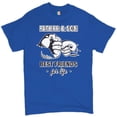 thumbnail image 1 of Tee Hunt Father & Son Best Friends For Life T-shirt Fist Bump Father's Day Men's Tee, Blue, X-Large, 1 of 4