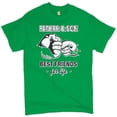 thumbnail image 1 of Tee Hunt Father & Son Best Friends For Life T-shirt Fist Bump Father's Day Men's Tee, Green, 4X-Large, 1 of 4