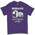 thumbnail image 1 of Tee Hunt Father & Son Best Friends For Life T-shirt Fist Bump Father's Day Men's Tee, Purple, Medium, 1 of 4