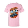 thumbnail image 1 of Tee Hunt Feeling The Heat T-Shirt Route 66 American Muscle Retro Vintage Mens Shirt, Light Pink, Small, 1 of 5