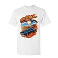 thumbnail image 1 of Tee Hunt Feeling The Heat T-Shirt Route 66 American Muscle Retro Vintage Mens Shirt, White, 4X-Large, 1 of 5