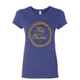 thumbnail image 1 of Tee Hunt Feliz Navidad Women's T-Shirt Merry Christmas Jingle Bells Santa Xmas Shirt, Blue, Medium, 1 of 4