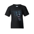 thumbnail image 1 of Tee Hunt Fierce Growling Wolf Youth T-Shirt Wilderness Wild Animal Lone Wolf Kids Tee, 1 of 4