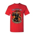 thumbnail image 1 of Tee Hunt Fire Fears Me T-Shirt Firefighter Fire Dept. Honor Courage Valor Mens Shirt, Red, 5X-Large, 1 of 5