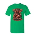 thumbnail image 1 of Tee Hunt Firefighter Backbone of America T-Shirt FD Fire and Rescue Hero Mens Shirt, Green, X-Large, 1 of 5