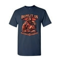 thumbnail image 1 of Tee Hunt Firefighter Backbone of America T-Shirt FD Fire and Rescue Hero Mens Shirt, Navy Blue, XX-Large, 1 of 5