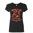 thumbnail image 1 of Tee Hunt Firefighter Backbone of America Women's T-Shirt FD Fire And Rescue Hero Shirt, Black, X-Large, 1 of 5