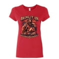thumbnail image 1 of Tee Hunt Firefighter Backbone of America Women's T-Shirt FD Fire And Rescue Hero Shirt, Red, X-Large, 1 of 5