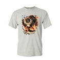 thumbnail image 1 of Tee Hunt First in Last Out T-Shirt Fire & Rescue FD American Firefighter Mens Shirt, Ash Gray, Small, 1 of 5