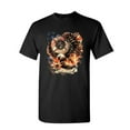 thumbnail image 1 of Tee Hunt First in Last Out T-Shirt Fire & Rescue FD American Firefighter Mens Shirt, Black, Large, 1 of 5