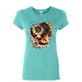 thumbnail image 1 of Tee Hunt First in Last Out Women's T-Shirt Fire & Rescue FD American Firefighter Shirt, Light Blue, XX-Large, 1 of 5