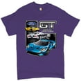 thumbnail image 1 of Tee Hunt Ford GT American Horse Power T-Shirt Sports Race Car Licensed Men's Tee, Purple, Small, 1 of 5