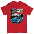 thumbnail image 1 of Tee Hunt Ford GT American Horse Power T-Shirt Sports Race Car Licensed Men's Tee, Red, X-Large, 1 of 5