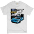 thumbnail image 1 of Tee Hunt Ford GT American Horse Power T-Shirt Sports Race Car Licensed Men's Tee, White, 3X-Large, 1 of 5