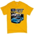 thumbnail image 1 of Tee Hunt Ford GT American Horse Power T-Shirt Sports Race Car Licensed Men's Tee, Yellow, 5X-Large, 1 of 5