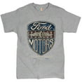 thumbnail image 1 of Tee Hunt Ford Motors Legendary Power T-Shirt Automotive Licensed Men's Tee, Gray, Large, 1 of 5