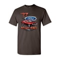 thumbnail image 1 of Tee Hunt Ford Mustang '77 T-Shirt American Classic Muscle Car Mens Shirt, Brown, 4X-Large, 1 of 5