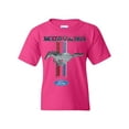 thumbnail image 1 of Tee Hunt Ford Mustang Classic Youth T-Shirt GT Cobra Boss 302 Mach 1 Tee, Pink, X-Large, 1 of 5