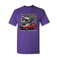 thumbnail image 1 of Tee Hunt Ford Mustang Classics T-Shirt Muscle Car Untamed American Spirit Shirt, Purple, 5X-Large, 1 of 5