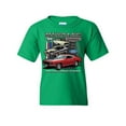 thumbnail image 1 of Tee Hunt Ford Mustang Classics Youth T-Shirt Muscle Car Untamed American Spirit Kids Tee, Green, Medium, 1 of 5