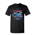 thumbnail image 1 of Tee Hunt Ford Mustang Cobra 1968 T-Shirt United We Stang American Classic Mens Shirt, 1 of 5