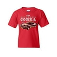 thumbnail image 1 of Tee Hunt Ford Mustang Cobra Youth T-Shirt American Classic Muscle Car Licensed Kids Tee, Red, Medium, 1 of 5