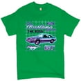 thumbnail image 1 of Tee Hunt Ford Mustang GT The Boss T-Shirt Muscle Car Licensed Ford Men's Novelty Shirt, Green, 3X-Large, 1 of 5