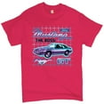 thumbnail image 1 of Tee Hunt Ford Mustang GT The Boss T-Shirt Muscle Car Licensed Ford Men's Novelty Shirt, Hot Pink, X-Large, 1 of 5