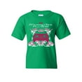 thumbnail image 1 of Tee Hunt Ford Mustang Girls Run Wild Youth T-Shirt Pink American Muscle Car Kids Tee, Green, Medium, 1 of 5